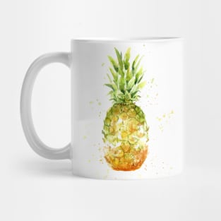 Pineapple Watercolor Mug